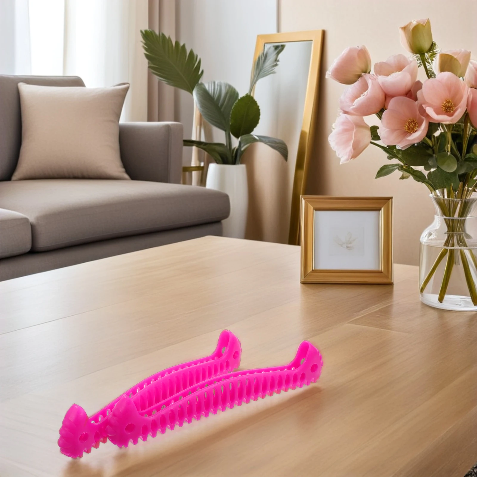 

2Pcs Universal Ice Skate Blade Covers Elastic Skating Protectors for Family Use Hockey Figure Skating Blade Protection