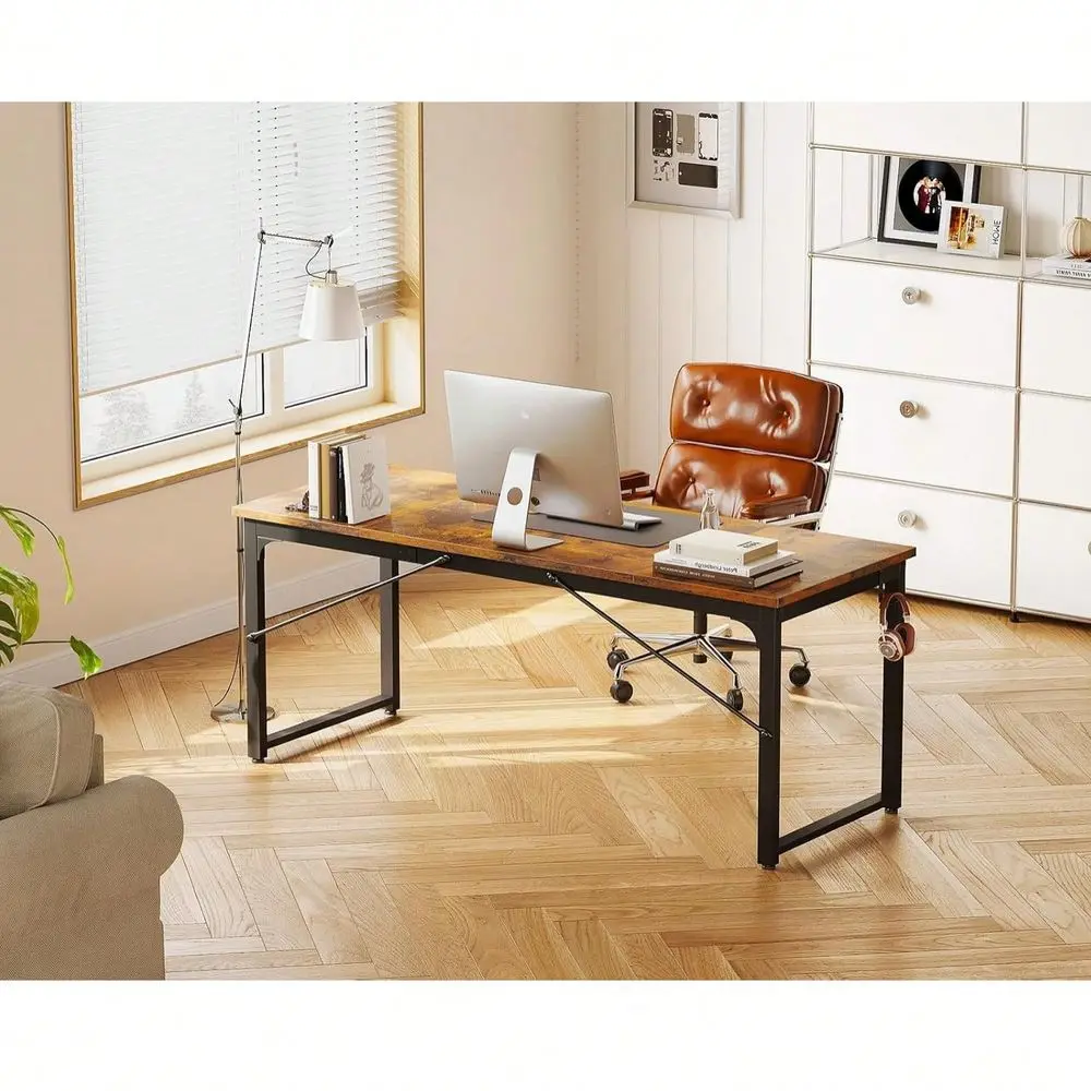 

Inch Computer Desk, Modern Simple Style Desk For Home Office, Study Student Writing Desk, Vintage