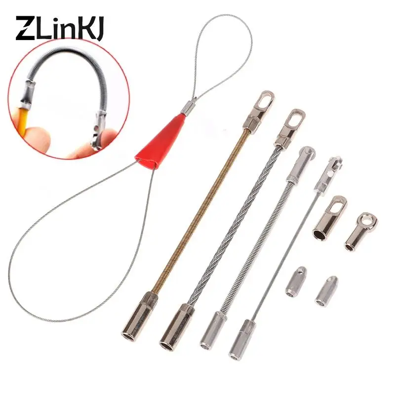 Cable Puller Accessories For Repair Automatic Thread Guide Fish Tape Leader Connector Head Wire Cable Elastic Threader