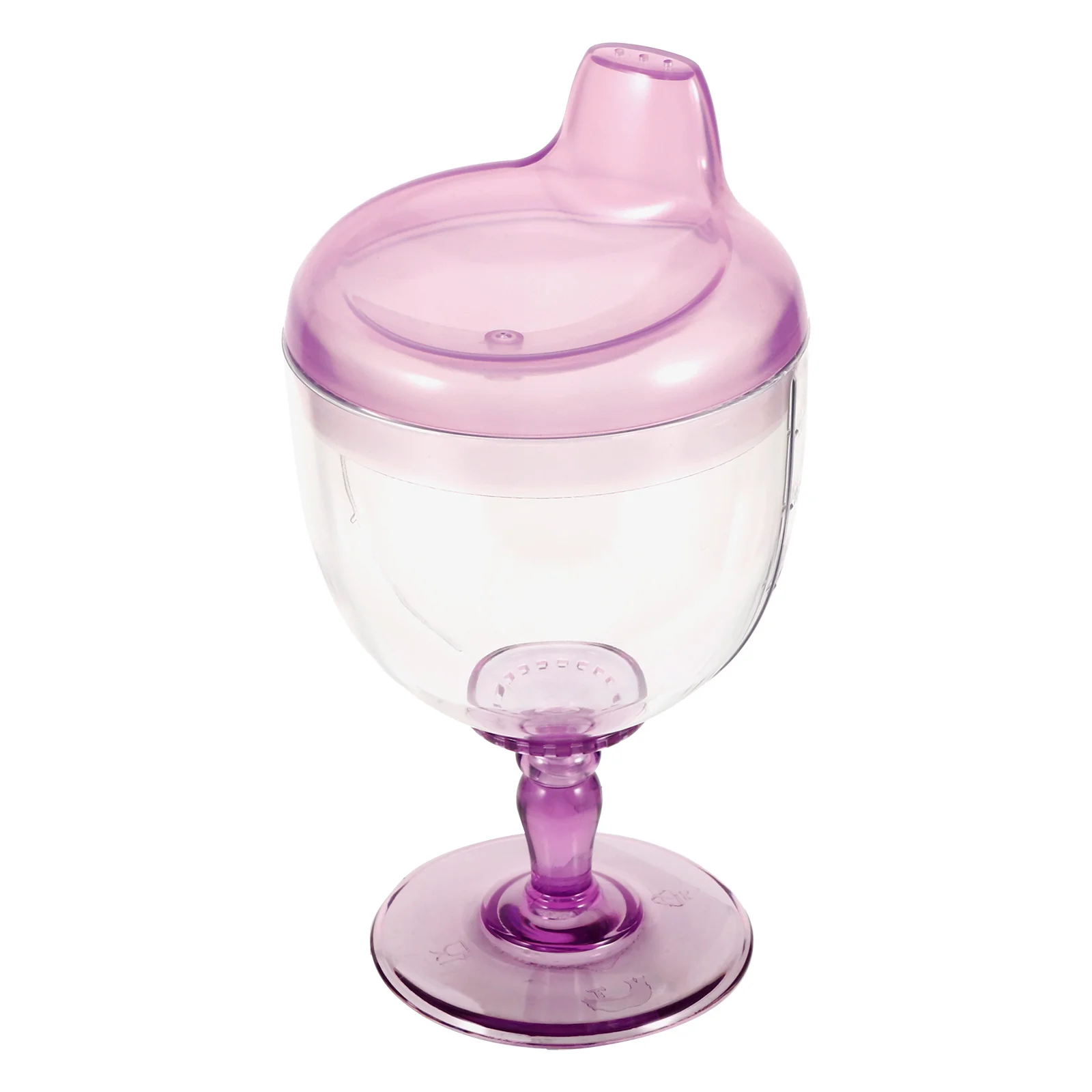 

Anti Fall Wine Glass 180ml Blue Spill Proof Toddler Training Sippy Cups Drinking Juice Milk Water Bottle