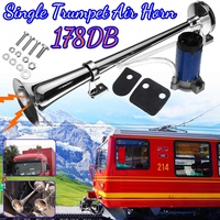 178DB Car Horn Super Loud 12V Single Trumpet Air Horn with Compressor for Car Truck Lorry Boat Train All Types Automobiles