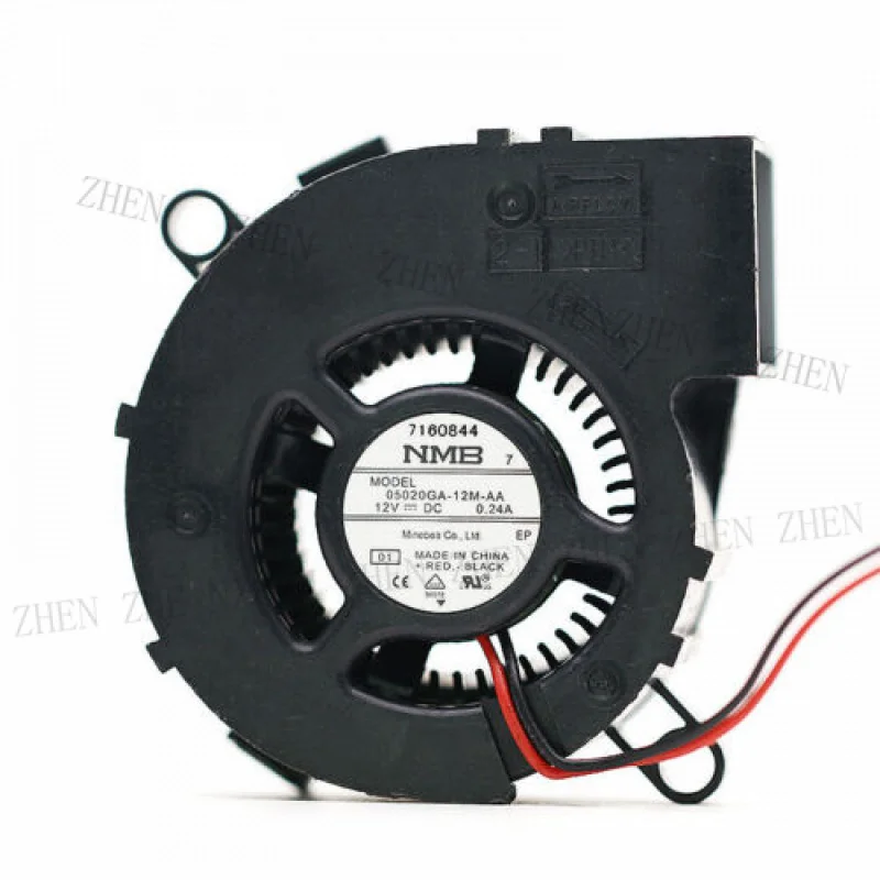 

Y 1pcs FOR NMB 05020GA-12M-AA 12V 0.24A 5020 5CM Turbo Cooling Fan 2pin