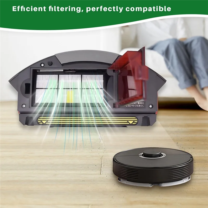 Mophe-para irobot roomba 800 860 880 filtro de substituição de acessório de robô arrebatador-alta eficiência 5 pacote