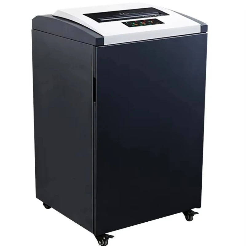 A3 P-5 آلة تقطيع الورق الصناعية الثقيلة 130 لتر بطاقة الائتمان ذات القطع الدقيقة CD 25 ورقة مناسبة لتقطيع البنك غير القابلة للتوقف #1
