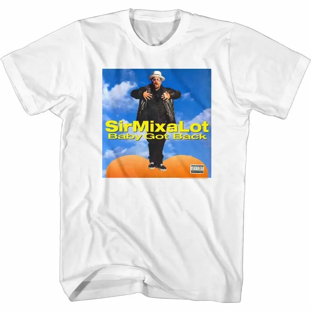 Sir Mix A Lot Got Back Cover White Adult T Shirt