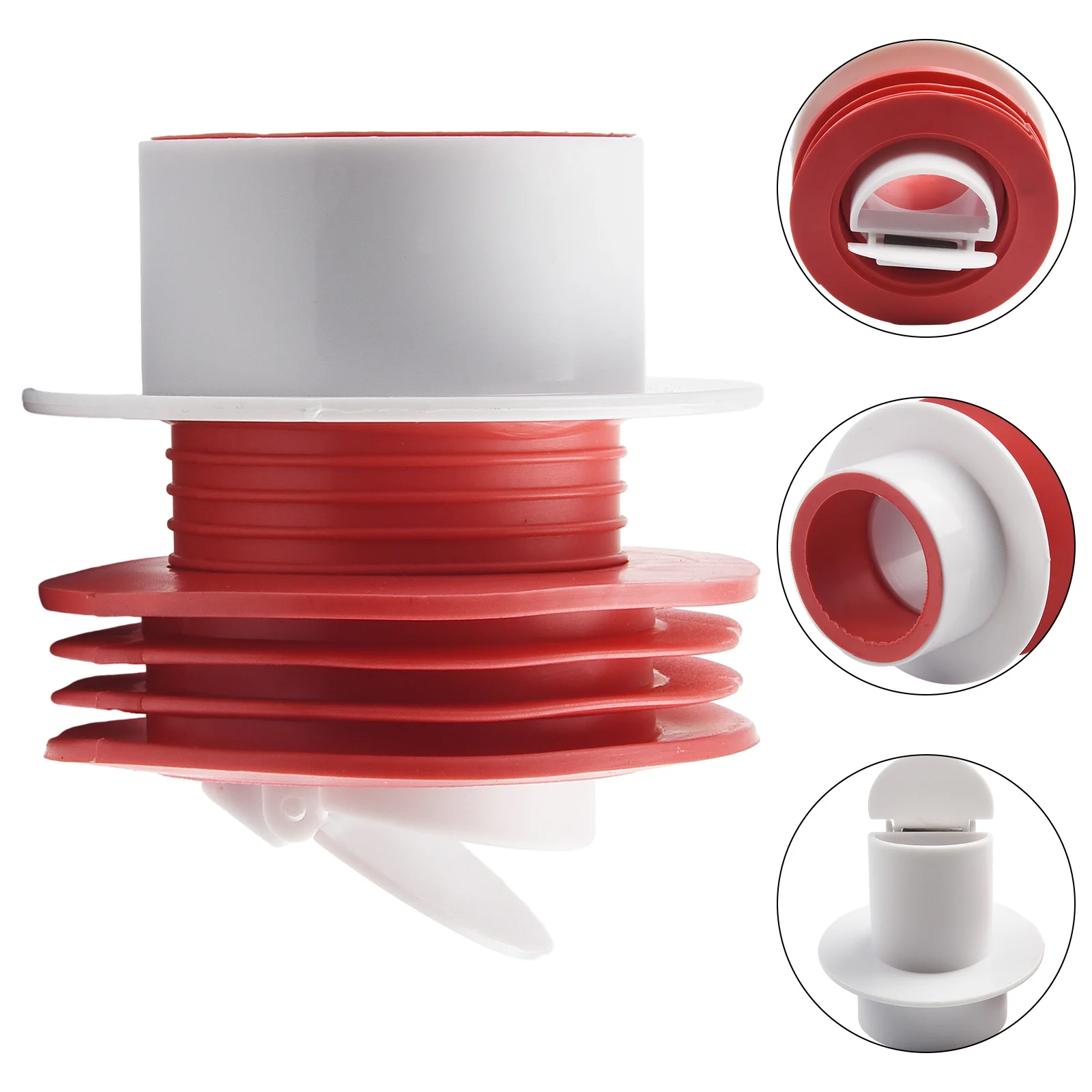 5075mm Kitchen Sewer Pipe with Tube Proof Sealing and Multi Layer Locking Valve for Basin Sink Bathroom Floor Drain Core Plastic