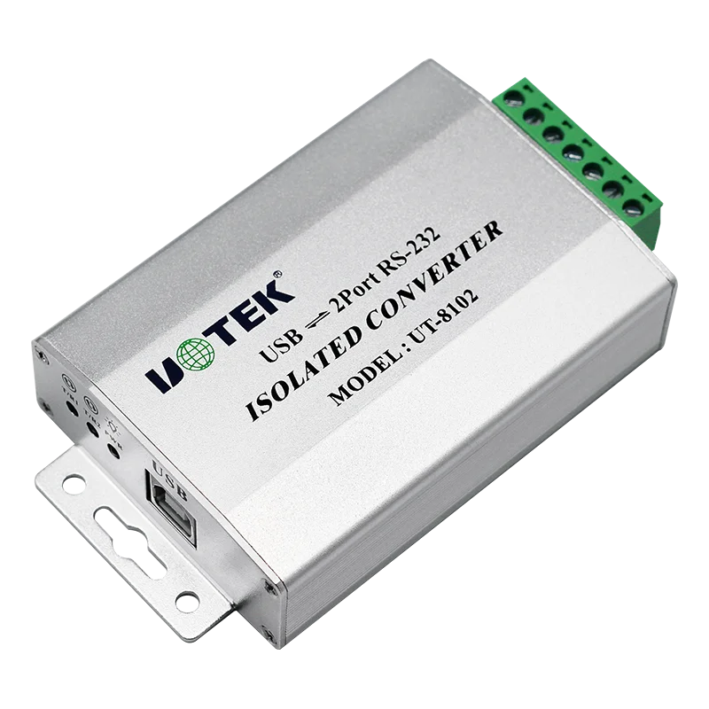

UOTEK USB to RS-232 Converter RS232 to USB-A Conversion Adapter Connector with Optical Isolation UT-8102