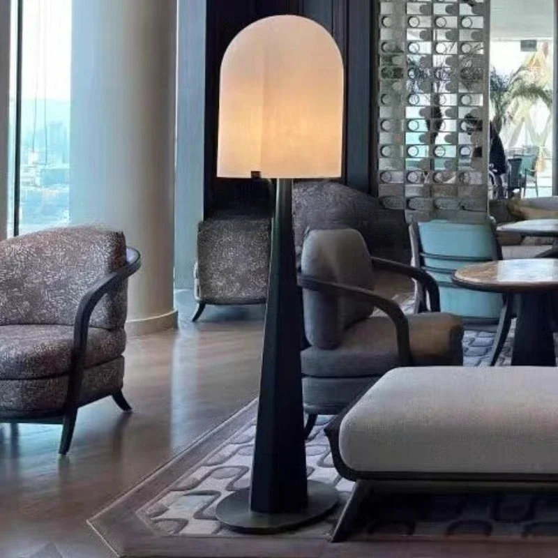 Art model room Resin lamp Personalized hotel lobby Commercial space Floor lamp
