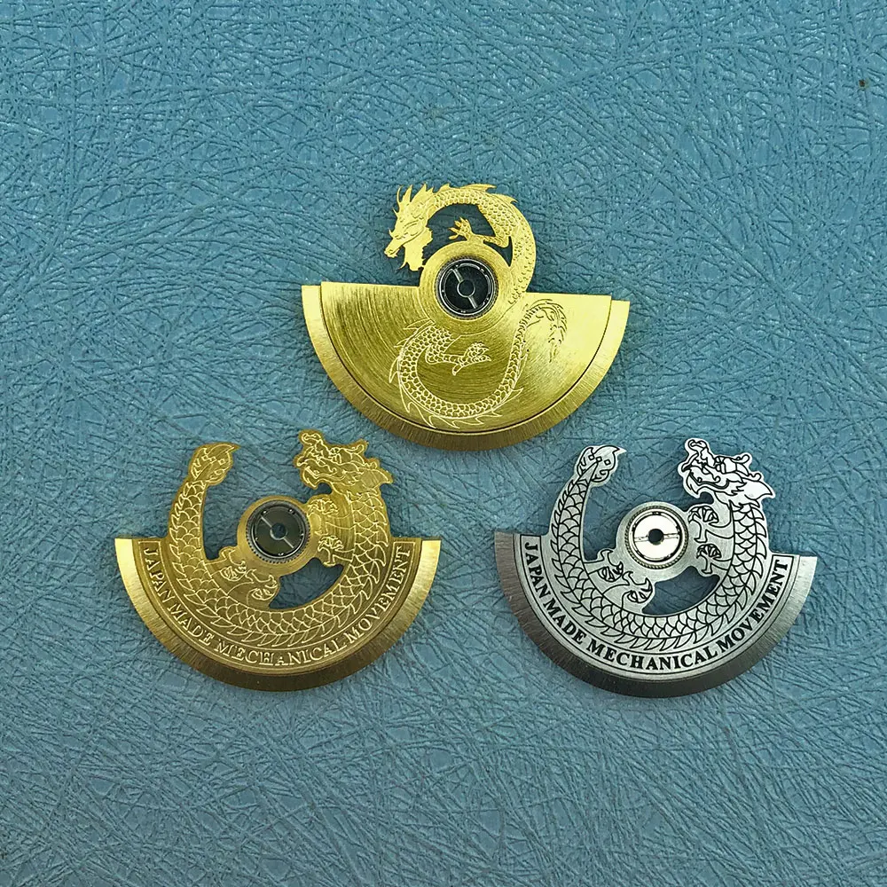 Chinese dragon and snake NH35 NH36 series watch movement pendulum rotor suitable for NH34 NH35 NH36 NH38 NH39 4R 6R movement