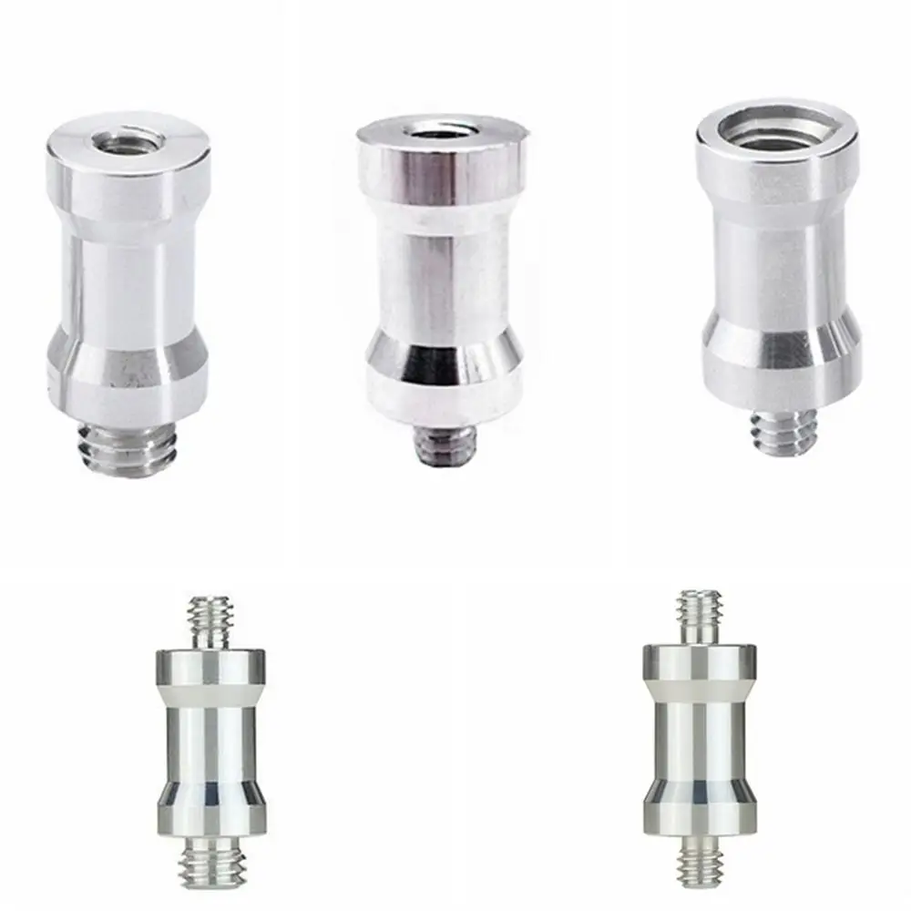 Conversion Screw 1/4 to 3/8 Screw Flash Stand Ballhead Monopod Adapter Screw Photography Accessories for SLR Camera Tripod