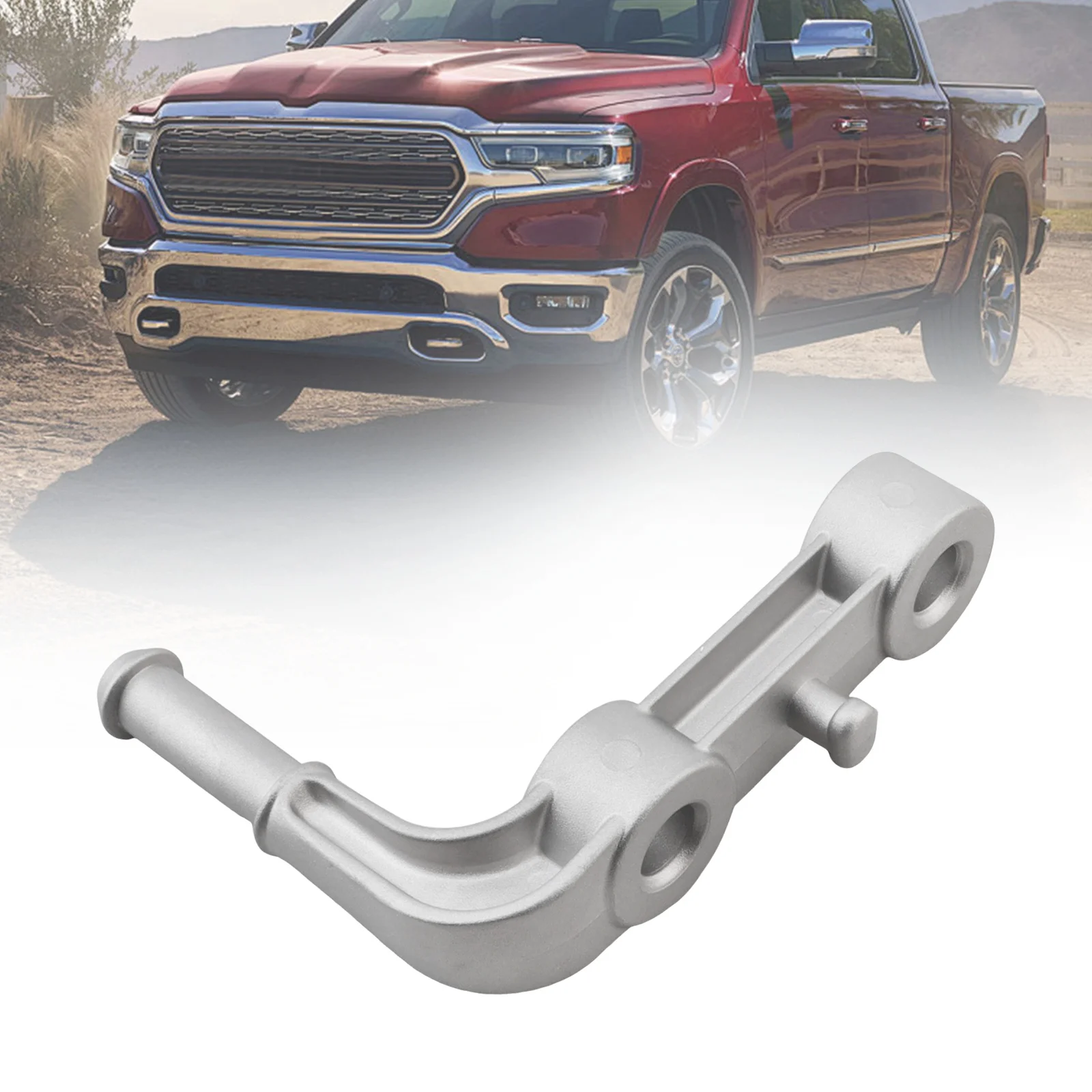 

68275662AB111 Left Rear Exhaust Hanger Bracket Fit for Ram 1500 Aluminum Alloy Muffler Support