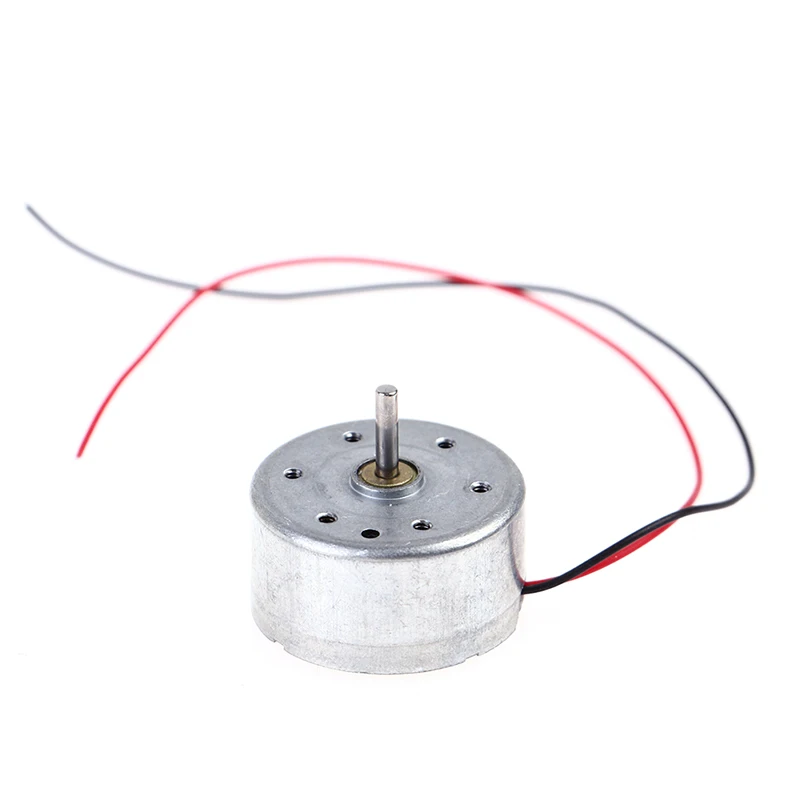1PC mikro silnik 300 Solar DC 3V 4.5V 5V silnik do odtwarzacza CD DIY zabawka 2mm silnik szczotkowy dla odtwarzacza CD