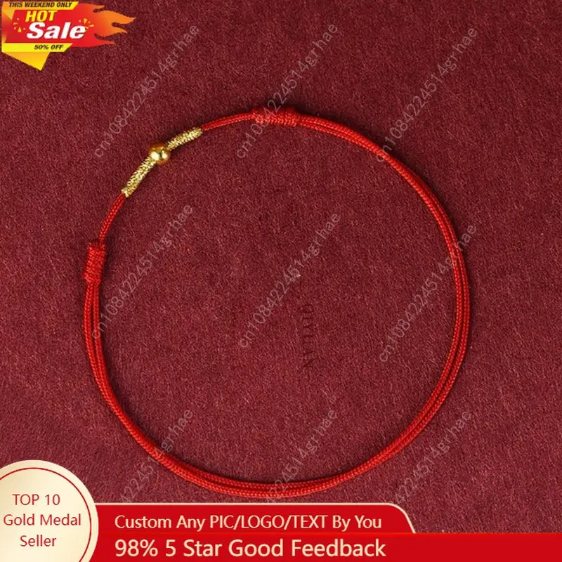 

Fashion Handmade Bracelet Red Rope Lucky Bangle Women Men Lovers' Best Friends Lucky Bracelet Anklet Size Adjust