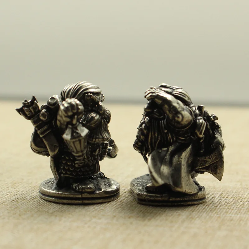 Vintage Dwarven regiment Dwarf Mage Soldier Model Figurines Toys Board Game Chess Car Decoration Boys Gifts view 5