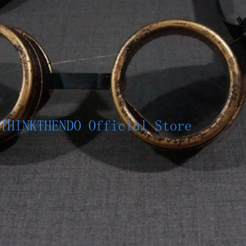 39bb verres d'Halloween Cosplay Costumes Lunes, lunettes soleil steampunk rétro pour hommes