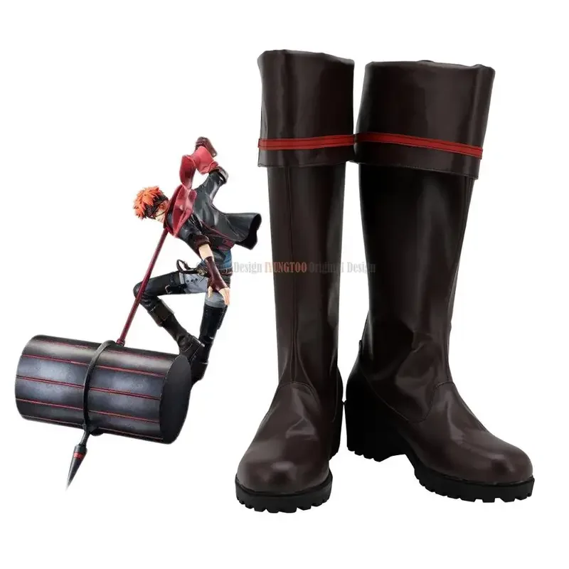 

Lavi boots cosplay D.Gray-man Rabi cosplay shoes brown boots custom made any size for unisex