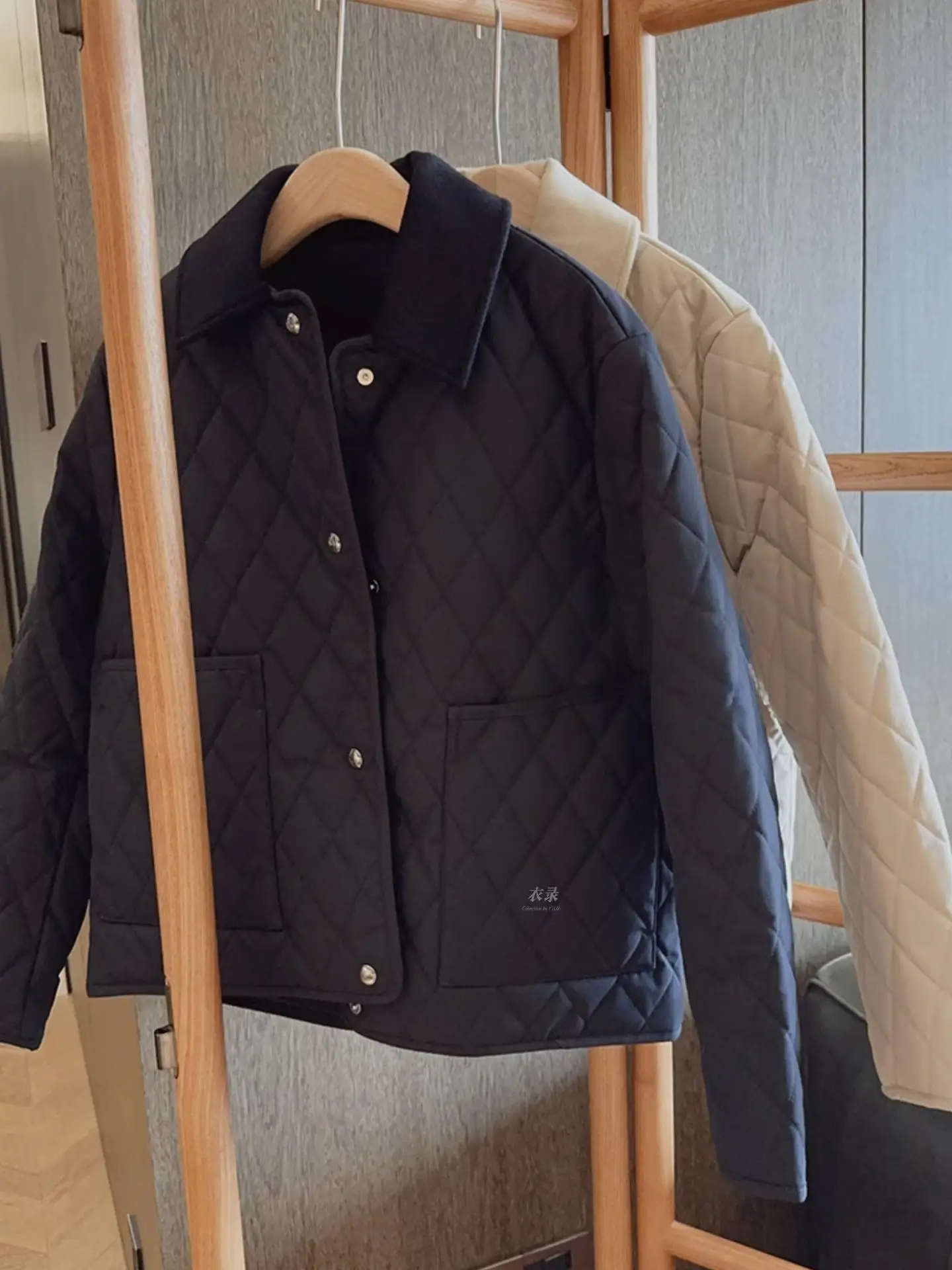 

Briti Sle ort Jaet Cotton Coat Practical Double-Sided Wear Cact Cotton Outerwear Moneyed Old Faioned LP