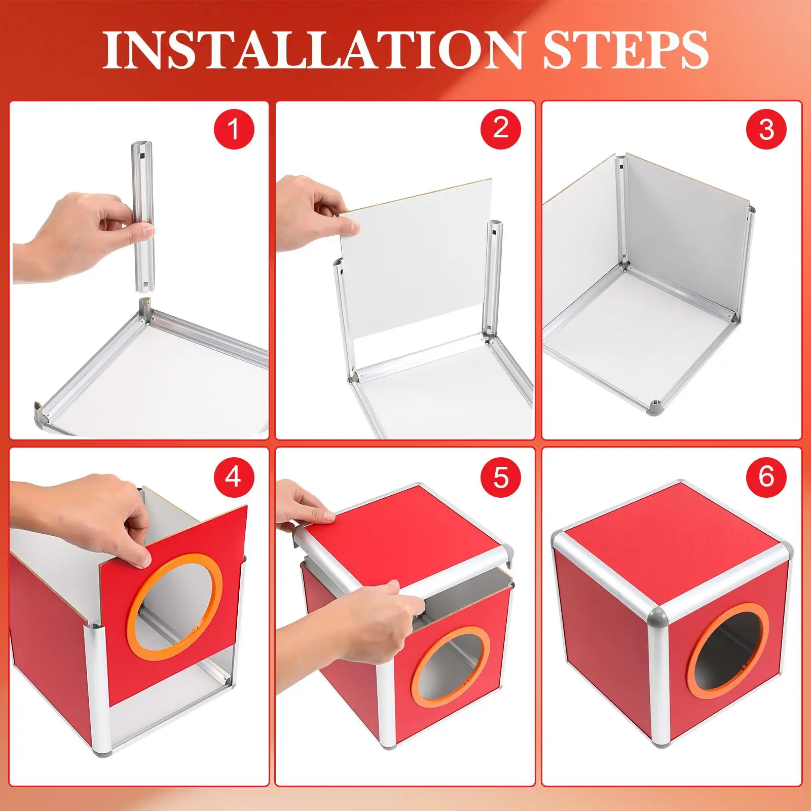 Aluminium Box Game Box Loterij Box voor Party Loterij Case Container Promotionele Box