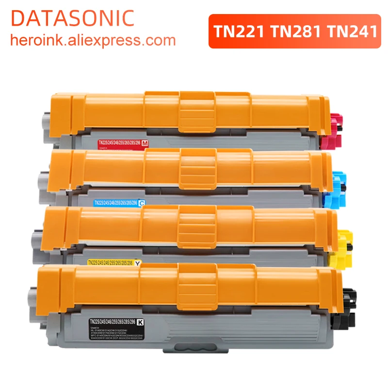 TN221 TN281 TN241TN285 TN245 toner cartridge for brother HL 3140CW 3150 3170CDW MFC9130CW MFC 9140 9330CDW 9340CDW DCP 9020CDW