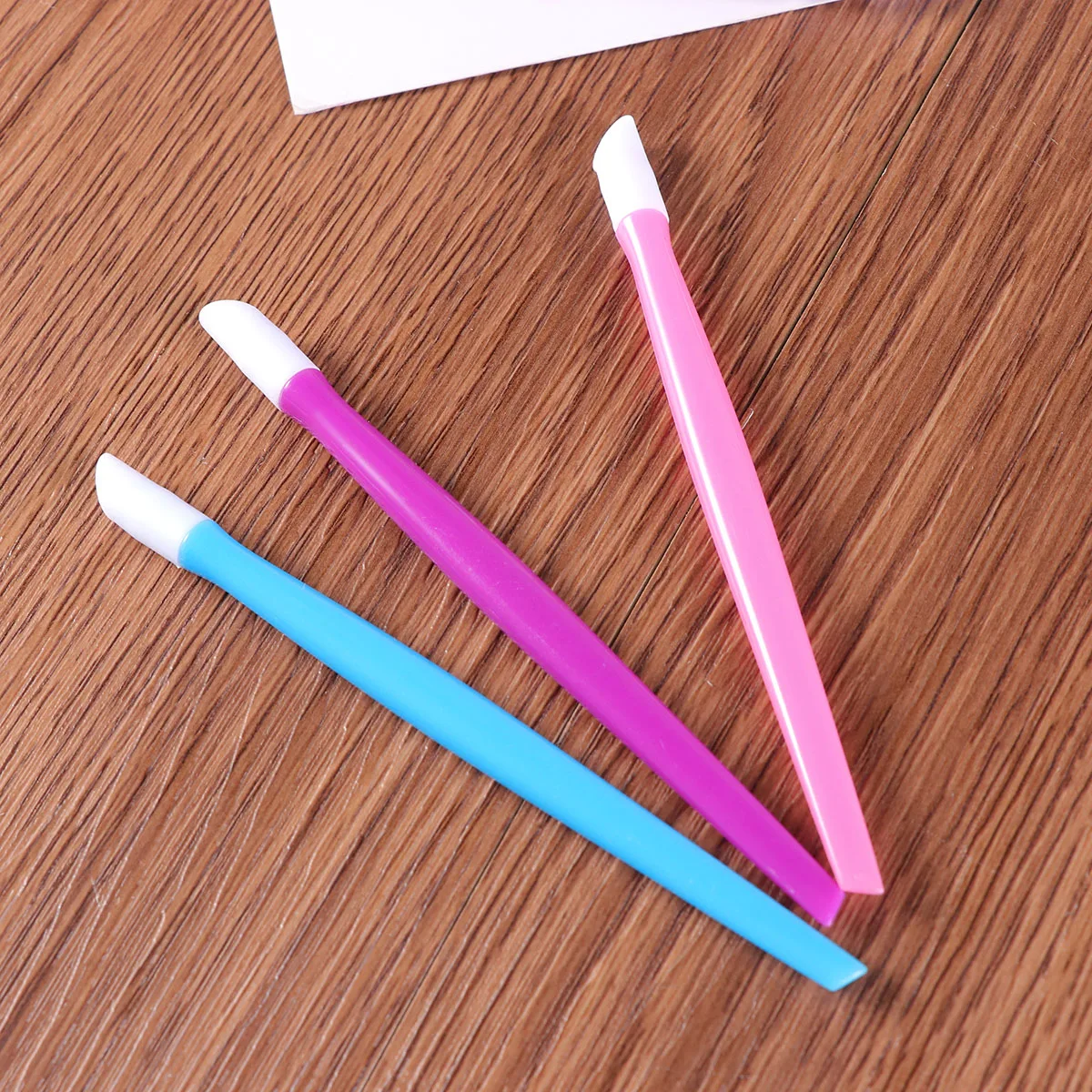 30 قطعة أداة إهاب الأظافر قابل للغسل مزيل الجلد الميت لأداة مانيكير مسمار الفن الملمعات التقشير فرك عصا مريحة