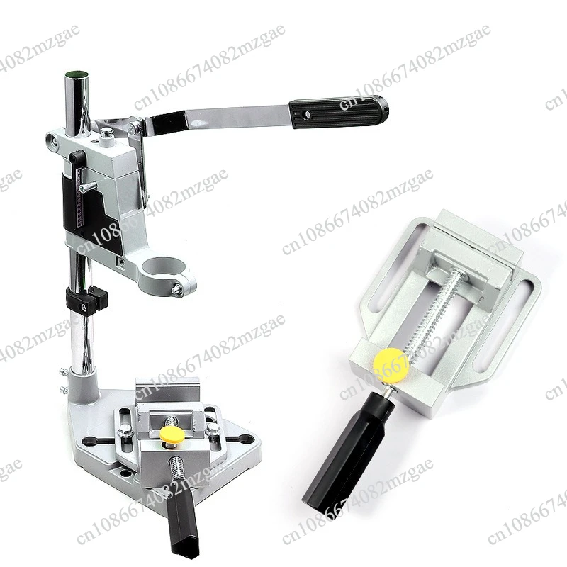 support-de-perceuse-a-main-miniature-support-multifonctionnel-pour-meuleuse-d'angle-et-perceuse-d'etabli-pinces-plates-speciales-pour-perceuse