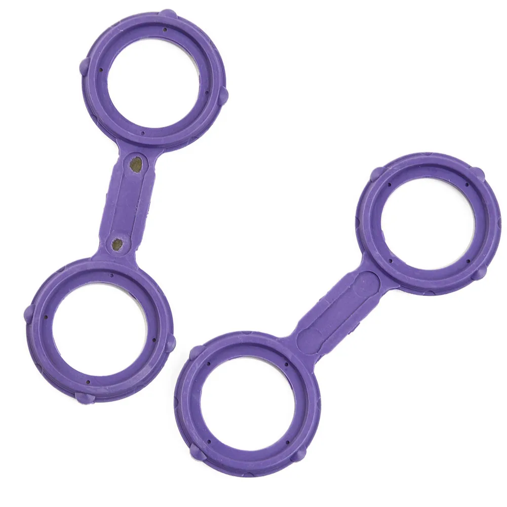 Car Spare Parts High Quality Style New Oil Cooler Seal Car Car Accessories New Purple Rubber 2pcs/set Car Spare