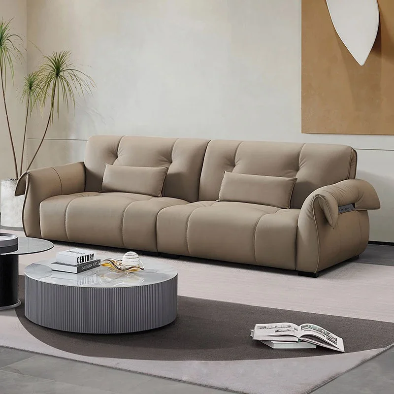 

z Popular Modern Leisure Sofa Modular Furniture Hotel Home Luxury Combination Living Room Leather Sofa