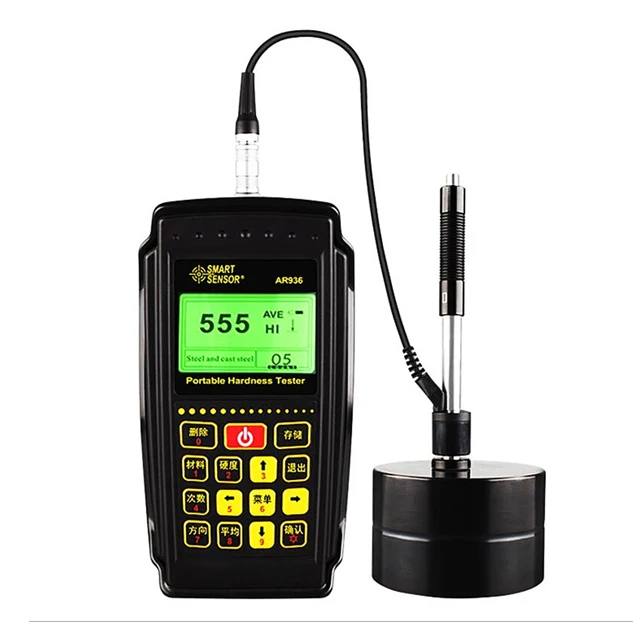 Intelligenter Sensor AR936 Leeb Härteprüfer Messgerät Stärke Härteprüfer 170-960HLD Digitaler Härteprüfer HL HB HRC HRB