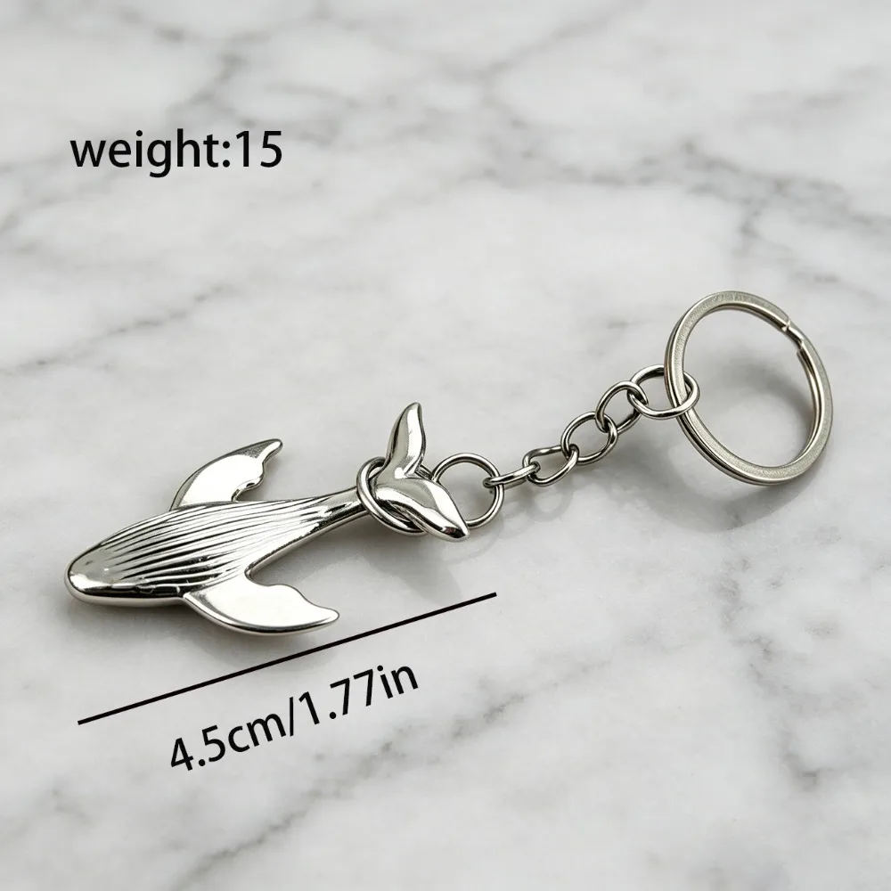 Alloy whale pendant whale fall simple pendant men's high sense