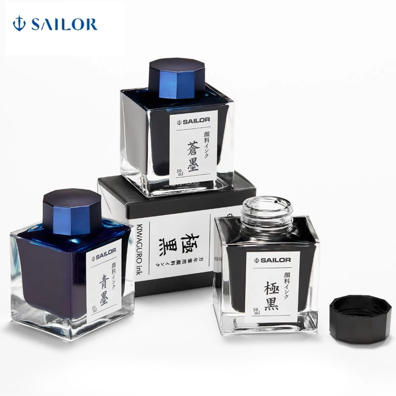 

SAILOR Japan 50ml Fountain Pen Ink Clog-Free Smooth Writing Waterproof Dip Pen Ink Stationery School Supply For JINHAO Hongdian