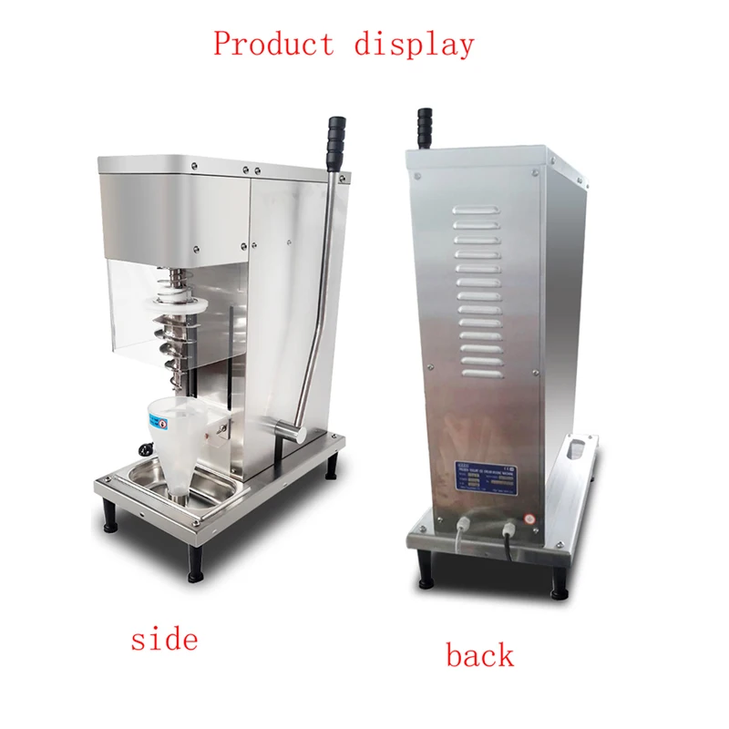 

Fry Ice Cream Machine Thailand Roll Fried Ice Cream Machine Double Pan Fried Ice Cream