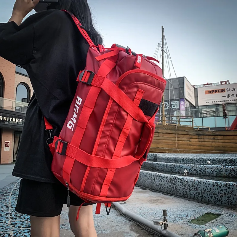 Fitness Bag custom logo waterproof Travel Trekking Shoulder Bag Independent Shoe Position Sports Training Backpack Swimming bag