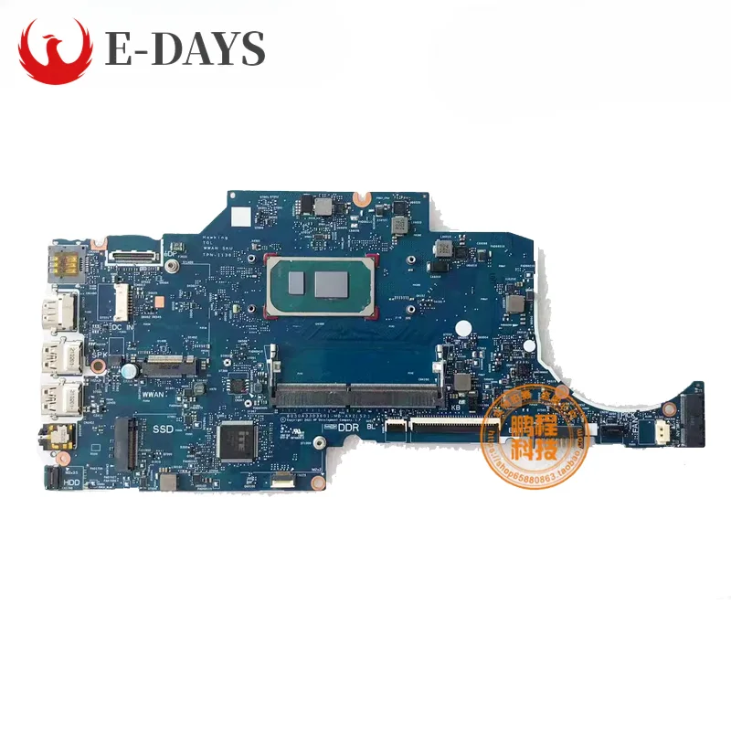 

For HP 14S-E Laptop Motherboard 6050A3303601 Notebook Mainboard I3-1115G4 I5-1135G7 CPU UMA 100% Tested Ok