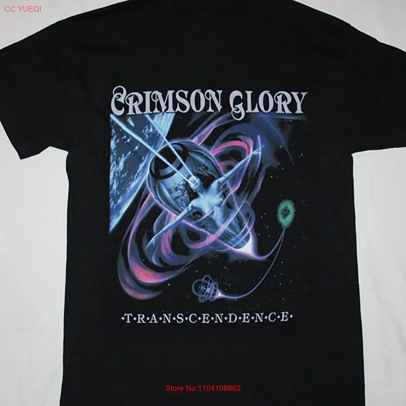 Camiseta CRIMSON GLORY 1988 TRANSCENDENCE unisex, todas las tallas, MA037, estilo vintage, lavada, para uso diario, suave, estilo urbano, informal