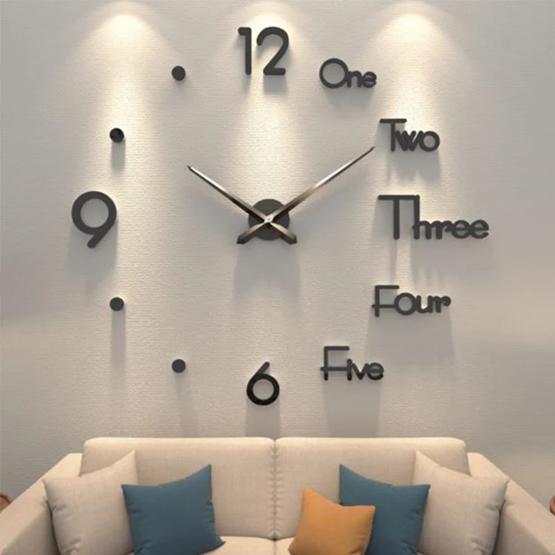 Large 3D Acrylic Mirror Wall Clock Sticker with Quartz Mechanism for Living Room Decoration from Dhgate Wall Clocks - price 37.39 | Wall Clock Clocks Wall Home Decor Living Room Luxury 3D Mirror Sil | ソムリエナイフ | LHD8QER