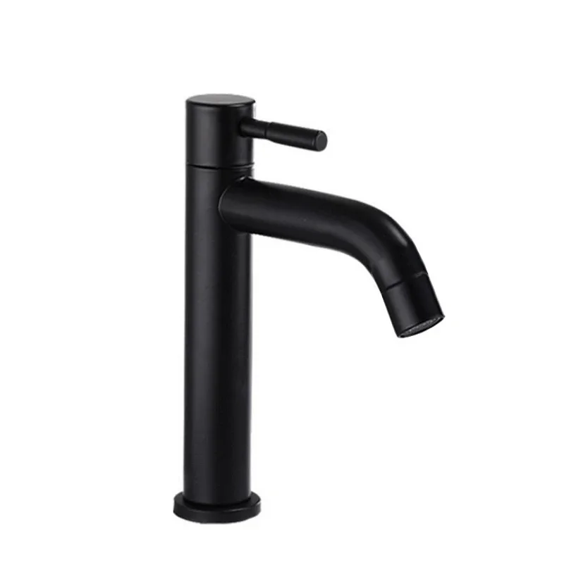 

Смесители для ванной комнаты из нержавеющей стали, одинарный кран для холодной воды, монтируемый на палубе, брызгозащищенный смеситель для умывальника, раковины для унитаза, смеситель для балкона