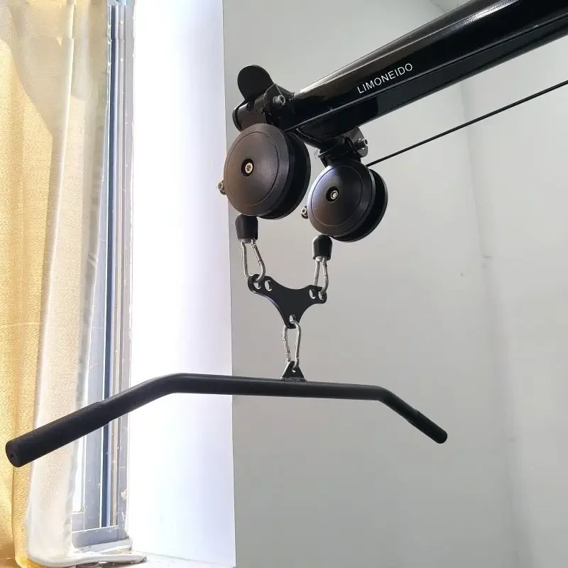 Pull Down Bar Cable Machine Attachment Double To Single Adaptor Plate Fitness Spreader Bar Replacement Set