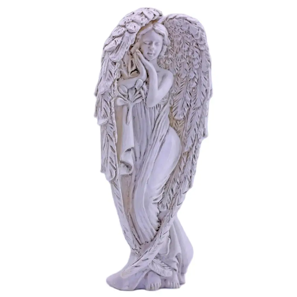 Creative Redemption Angel Silicone Chocolate Cake Topper Sugarcraft Mold Sculpture Concrete Plaster Resin Candle 3D Angel  Wings