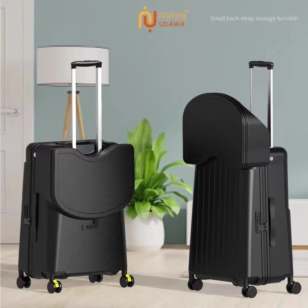 20/24 inch Rolling Luggage with Child Seat Sit and Ride on Trolley Case for Parent Walking Baby Travel Suitcase Boarding Box