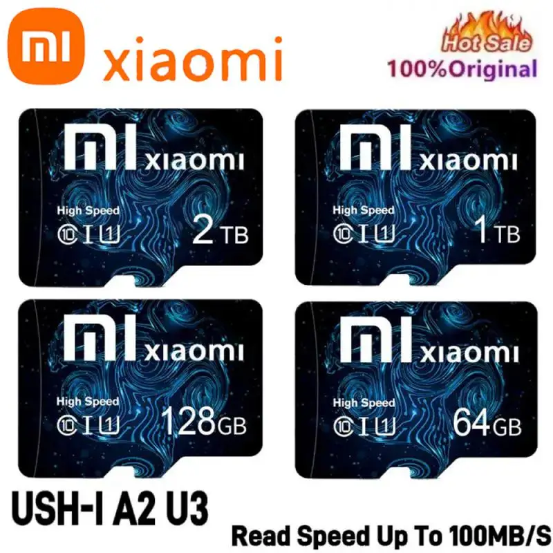 Xiaomi Original Memory Card 128GB Micro Flash TF/SD Cards 256GB 512GB High Speed Large Sd Memory Card Storage Device