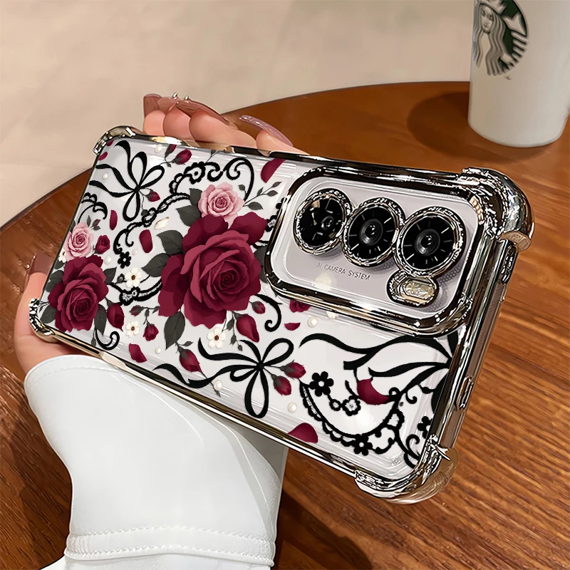 Phone Cases Realme - 아름다운 꽃무늬 OPPO Realme C100i C85