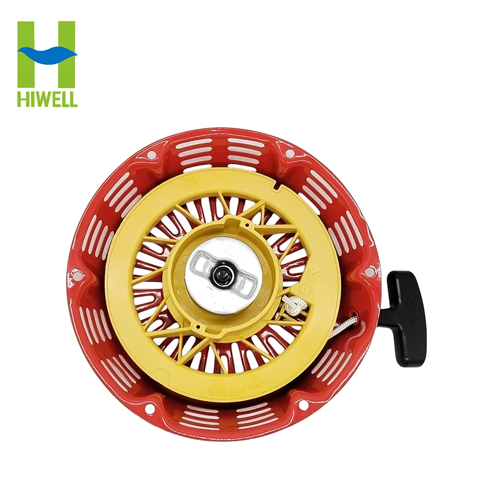 5-8kw Gasoline Generator Recoil Starter 188F 190F Round Metal Pull Recoil Starter Hand Pull Plate Water Pump Motor Spare Parts