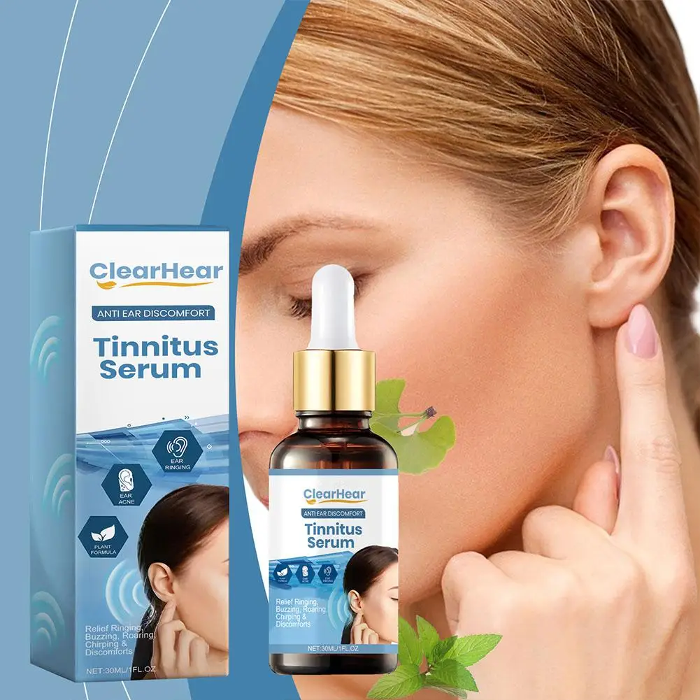 Tetesan perbaikan pendengaran, Soothe Ear Ringing telinga sakit gatal pembuangan tuli minyak penghilang Otitis Anti timah T1H3