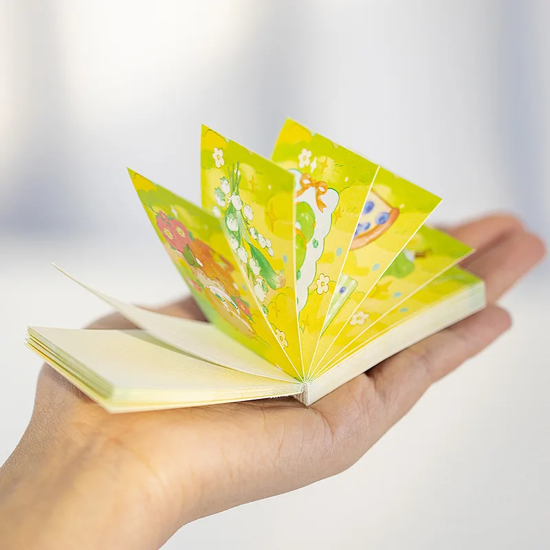 50pcs/pack Girls Ins Style Beanbook Stickers Spring Story Series Creative Hand Account Decorative Material Stickers