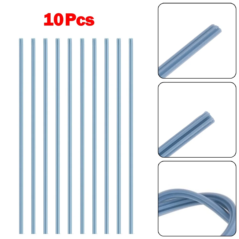 10 Pack Silica Gel T Solder Iron Tips with Rubber Cables for LCD Screen Repair and For Electronics Restoration