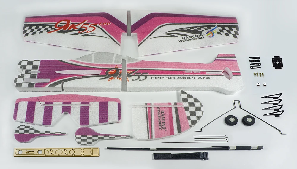 DW Hobby Foam EPP Airplane YAK55 Foam Plane 3D Flying Aerobatic Model Aircraft Wingspan 800mm RC Aeroplane Trainer E17