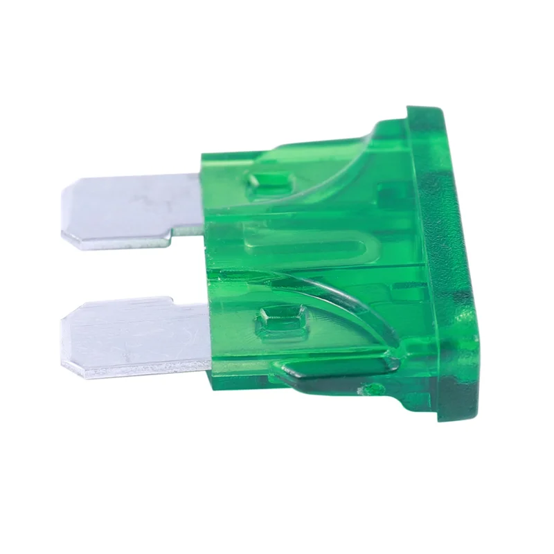 AA60-ยานพาหนะรถยนต์ 30A 30Amp สีเขียวสองใบมีด ATC ฟิวส์ 90 ชิ้น