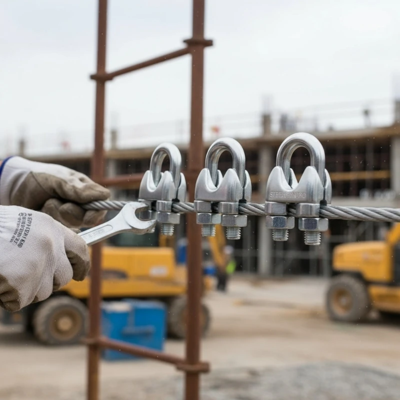 547F Strong U Shaped Metal Clamps Corrosion Resistant Construction Tool with Enhances Grip Force for Professional Use