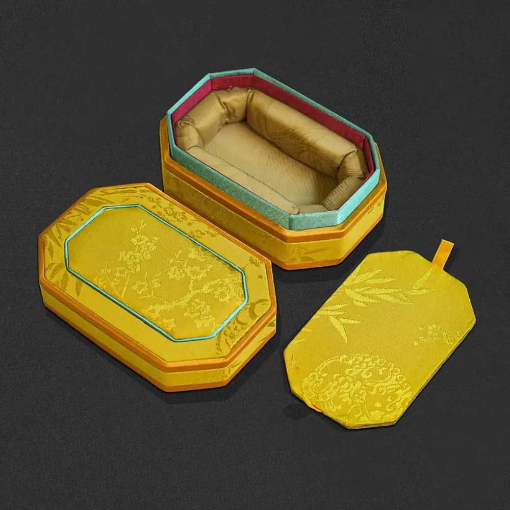 Высококачественная тканевая коробка для часов, защита от падения, износостойкая шкатулка для драгоценностей, прочный портативный органайзер для ожерелья