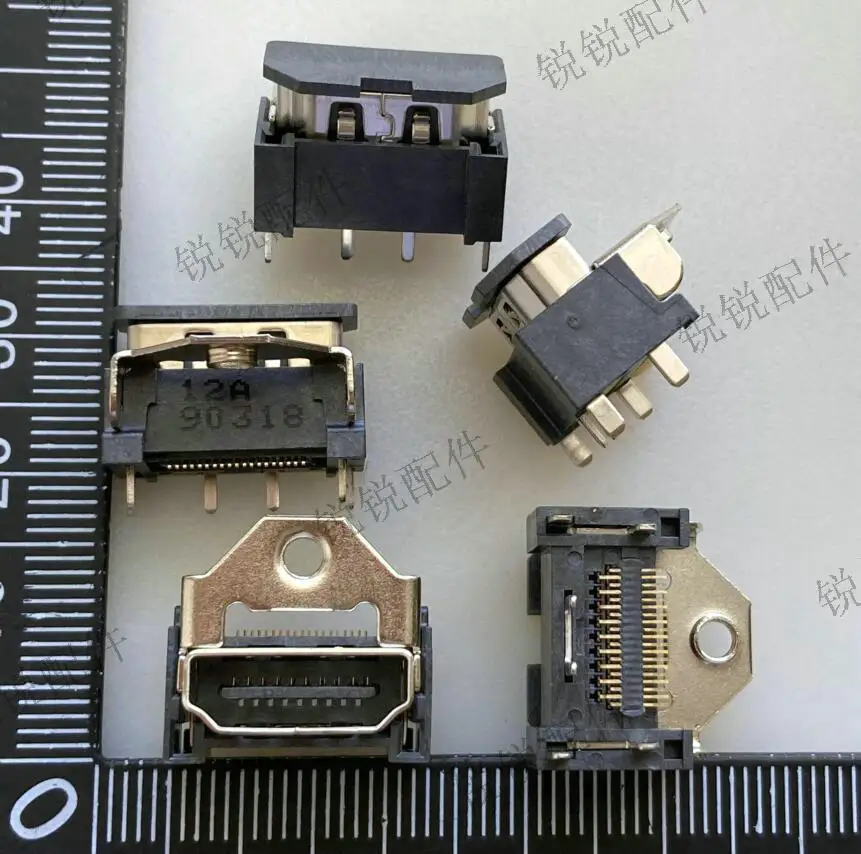 For Foxconn HDMI vertical sticker 19P female seat HDMI vertical, patch, high definition interface socket with ears